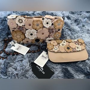 Coach Tea Rose App Combo (Dinky and Clutch)